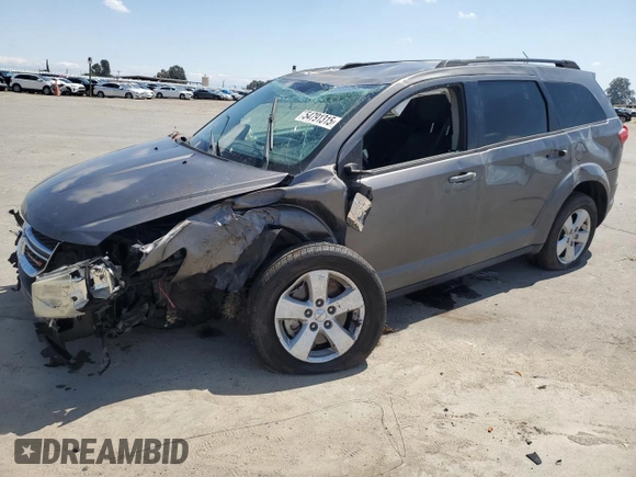 2013 Dodge Journey SE с VIN 3C4PDCAB9DT656887, выставлен на аукционе Copart как лот 54791315 с пробегом 130 394 миль миль и Списание • Salvage title. История ставок и продаж доступна на DreamBid. Изображение 1.