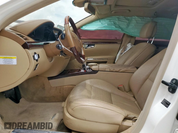 2012 Mercedes-Benz S 550 with VIN WDDNG9EB8CA485329, listed as a Copart auction lot 58992065 with 148,489 mi miles and Salvage title. Bid and sale history available at DreamBid. Image 7.