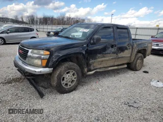 2007 GMC Canyon SLE2 with VIN 1GTDT13E178144996, listed as a Copart auction lot 46897145 with 212,329 mi miles and Salvage Title. Bid and sale history available at carsss.com. Image 1.