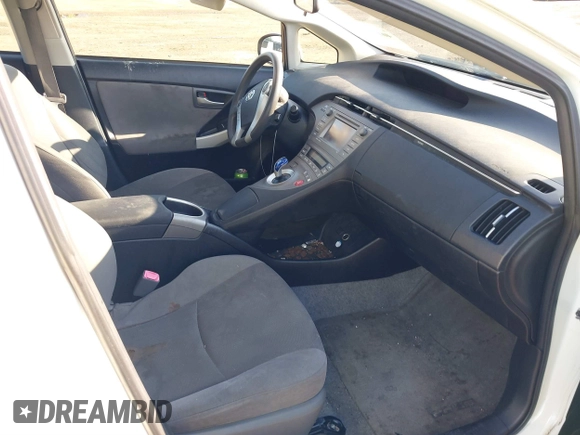 2012 Toyota Prius One with VIN JTDKN3DU3C5458342, listed as a IAAI auction lot 40115085 with 229,373 mi miles and . Bid and sale history available at carsss.com. Image 5.