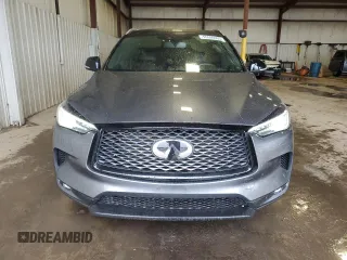 2021 Infiniti QX50 Luxe with VIN 3PCAJ5BBXMF104676, listed as a Copart auction lot 55590605 with 37,896 mi miles and Salvage title. Bid and sale history available at DreamBid. Image 5.