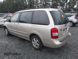 2001 Mazda MPV DX with VIN JM3LW28Y810184260, listed as a IAAI auction lot 41148164 with 237,533 mi miles. Bid and sale history available at carsss.com. Image 3.