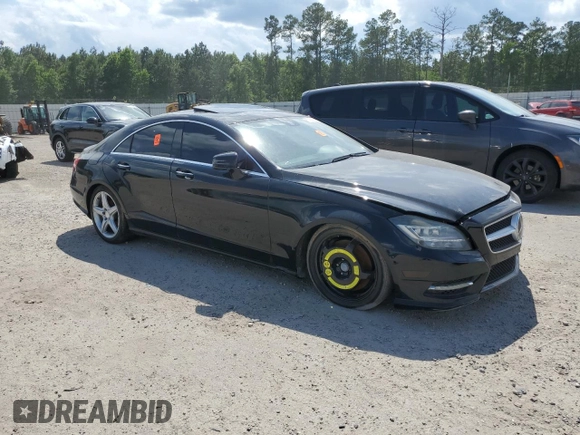 2012 Mercedes-Benz CLS 550 with VIN WDDLJ7DB2CA043726, listed as a Copart auction lot 57380534 with 118,543 mi miles and Clean title. Bid and sale history available at DreamBid. Image 4.