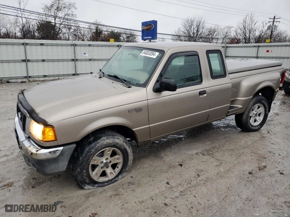 2004 Ford Ranger XL Fleet with VIN 1FTZR15E64PA29863, listed as a Copart auction lot 84883094 with 89,328 mi miles and Salvage Title. Bid and sale history available at carsss.com. Image 1.