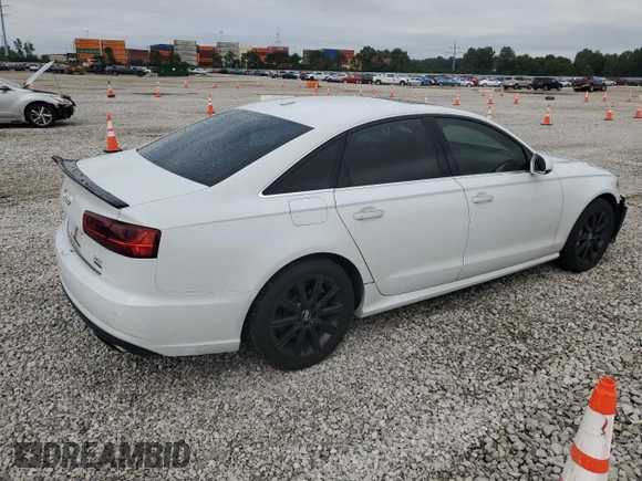 2016 Audi A6 Premium Plus with VIN WAUGFAFC0GN009117, listed as a Copart auction lot 65251035 with 108,466 mi miles and Salvage title. Bid and sale history available at DreamBid. Image 3.