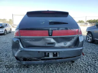 2009 Lincoln MKX with VIN 2LMDU88C69BJ13322, listed as a Copart auction lot 70686844 with 129,384 mi miles and Salvage Title. Bid and sale history available at carsss.com. Image 6.
