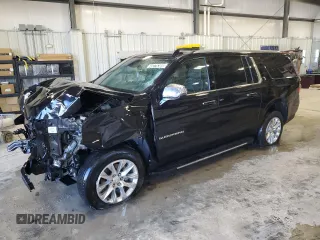 2023 Chevrolet Suburban Premier with VIN 1GNSKFKD5PR255729, listed as a Copart auction lot 48376385 with 64,196 mi miles and Clean Title. Bid and sale history available at DreamBid. Image 1.