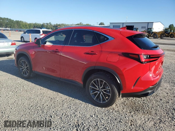 2025 Lexus NX 350h Luxury with VIN JTJHKCEZ6S2045132, listed as a Copart auction lot 73509094 with 8,709 mi miles and Salvage title. Bid and sale history available at DreamBid. Image 2.