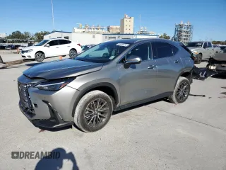 2024 Lexus NX with VIN 2T2GGCEZ4RC046464, listed as a Copart auction lot 43587955 with 11,731 mi miles and Salvage Title. Bid and sale history available at carsss.com. Image 1.