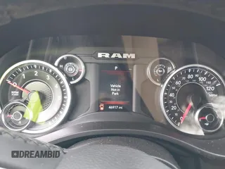 2019 Ram 1500 Big Horn with VIN 1C6SRFFT6KN623770, listed as a IAAI auction lot 41887518 with 46,917 mi miles and . Bid and sale history available at DreamBid. Image 7.