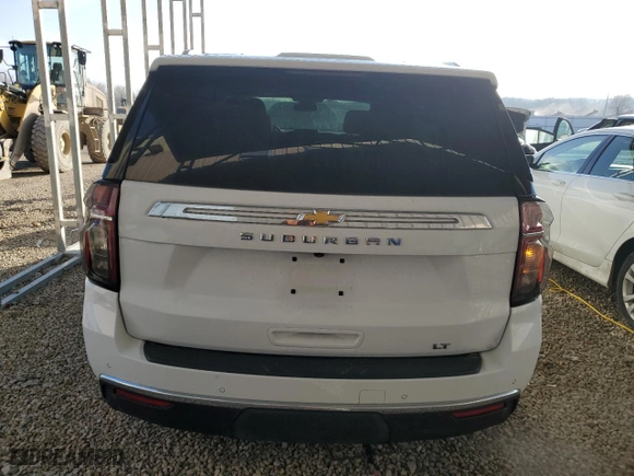 2024 Chevrolet Suburban LT with VIN 1GNSKCKD0RR236944, listed as a Copart auction lot 43757175 with 41,873 mi miles and Clean Title. Bid and sale history available at carsss.com. Image 6.