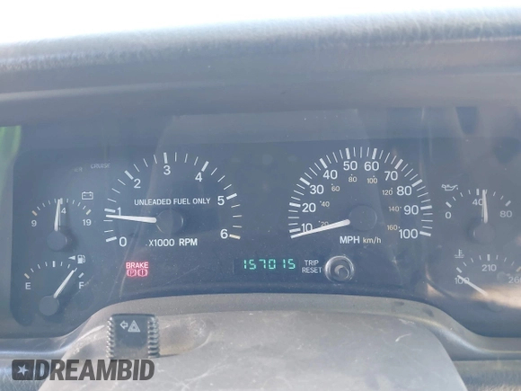 1997 Jeep Cherokee SE with VIN 1J4FJ28S7VL553270, listed as a IAAI auction lot 41825524 with 157,015 mi miles. Bid and sale history available at carsss.com. Image 7.