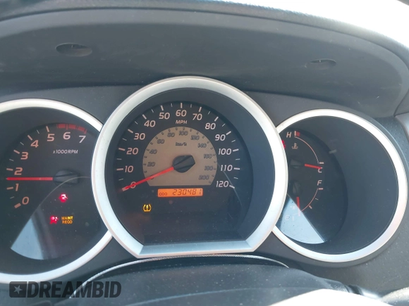 2009 Toyota Tacoma PreRunner with VIN 3TMJU62N99M074807, listed as a IAAI auction lot 41664211 with 230,481 mi miles. Bid and sale history available at carsss.com. Image 7.