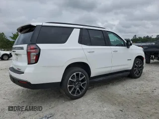 2022 Chevrolet Tahoe RST z VIN 1GNSCRKD8NR147133, wystawiony jako Copart lot #54778845 z przebiegiem 76 549 mil mil oraz Szkoda całkowita • Salvage title. Historia ofert i sprzedaży dostępna na DreamBid. Obrazek 3.