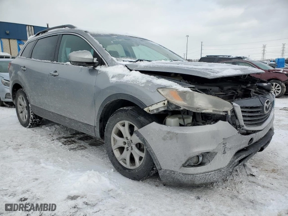 2015 Mazda CX-9 Touring with VIN JM3TB3CV3F0461015, listed as a Copart auction lot 46160185 with 122,345 mi miles and Clean Title. Bid and sale history available at carsss.com. Image 4.