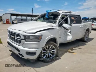 2021 Ram 1500 Laramie with VIN 1C6SRFJT5MN515800, listed as a Copart auction lot 62541065 with 53,330 mi miles and Clean title. Bid and sale history available at DreamBid. Image 1.