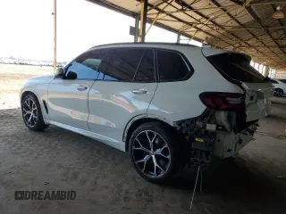 2022 BMW X5 sDrive40i with VIN 5UXCR4C04N9K22970, listed as a Copart auction lot 50420305 with 56,500 mi miles and Salvage Title. Bid and sale history available at carsss.com. Image 2.