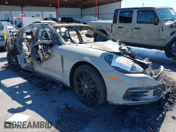2018 Porsche Panamera z VIN WP0AA2A70JL115853, wystawiony jako IAAI lot #41714785 z przebiegiem Nie podano mil oraz . Historia ofert i sprzedaży dostępna na DreamBid. Obrazek 1.
