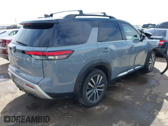 2022 Nissan Pathfinder Platinum with VIN 5N1DR3DH7NC216826, listed as a IAAI auction lot 41888575 with 71,663 mi miles and . Bid and sale history available at DreamBid. Image 4.
