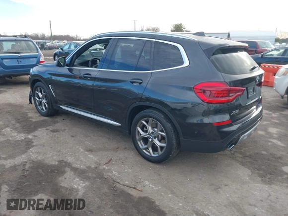 2021 BMW X3 xDrive30i with VIN 5UXTY5C03M9H92100, listed as a IAAI auction lot 41856328 with 19,460 mi miles and . Bid and sale history available at DreamBid. Image 3.