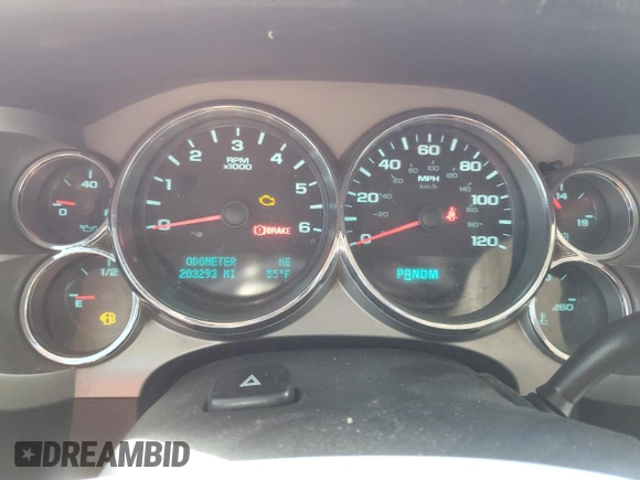 2009 Chevrolet Silverado 1500 LT with VIN 3GCEK23M59G172043, listed as a Copart auction lot 47649155 with 203,293 mi miles and Salvage Title. Bid and sale history available at DreamBid. Image 9.