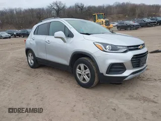2018 Chevrolet Trax LT with VIN KL7CJLSBXJB600599, listed as a IAAI auction lot 41498461 with 50,860 mi miles. Bid and sale history available at carsss.com. Image 1.