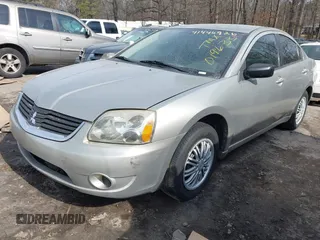2008 Mitsubishi Galant ES with VIN 4A3AB36F18E019633, listed as a IAAI auction lot 41446926 with 279,877 mi miles. Bid and sale history available at carsss.com. Image 2.