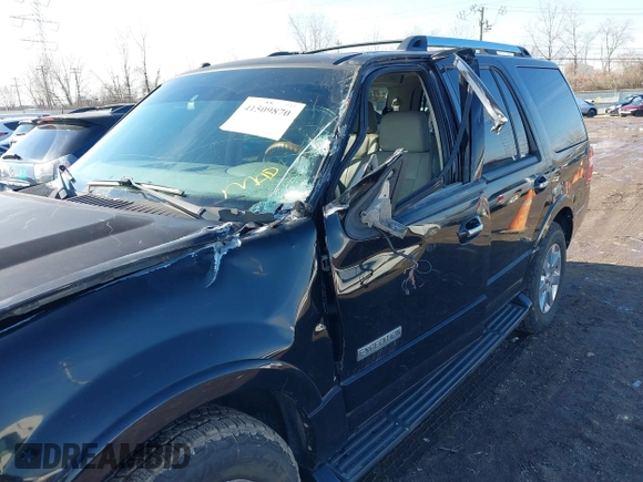 2007 Ford Expedition Limited with VIN 1FMFU195X7LA80222, listed as a IAAI auction lot 41509870 with 163,149 mi miles. Bid and sale history available at carsss.com. Image 6.