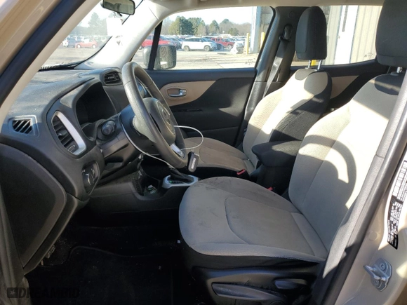 2016 Jeep Renegade Sport with VIN ZACCJAAT7GPE29276, listed as a Copart auction lot 43460375 with 130,826 mi miles and Salvage Title. Bid and sale history available at carsss.com. Image 7.