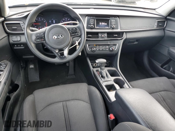 2017 Kia Optima LX with VIN KNAGT4L37H5149438, listed as a Copart auction lot 84454954 with 130,286 mi miles and Salvage Title. Bid and sale history available at carsss.com. Image 8.