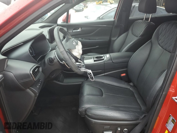 2022 Hyundai Santa Fe Calligraphy with VIN 5NMS54AL5NH459610, listed as a Copart auction lot 80445554 with 33,510 mi miles and Salvage Title. Bid and sale history available at carsss.com. Image 7.
