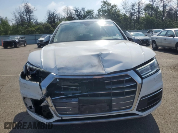 2018 Audi Q5 Premium with VIN WA1ANAFY7J2220888, listed as a Copart auction lot 63292765 with 34,350 mi miles and Salvage title. Bid and sale history available at DreamBid. Image 5.