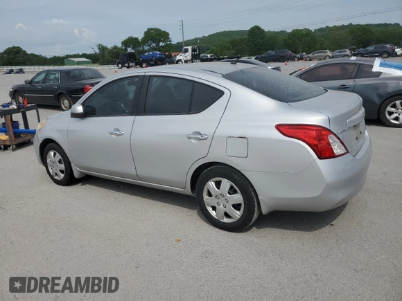 2012 Nissan Versa S with VIN 3N1CN7AP5CL889777, listed as a Copart auction lot 55302775 with 187,044 mi miles and Clean Title. Bid and sale history available at carsss.com. Image 2.