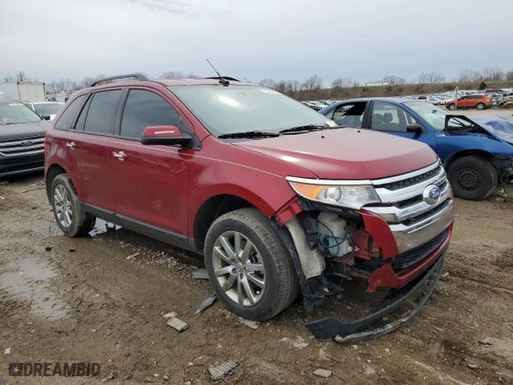 2013 Ford Edge SEL with VIN 2FMDK3JC5DBC61615, listed as a Copart auction lot 51612705 with 237,875 mi miles and Clean Title. Bid and sale history available at carsss.com. Image 4.
