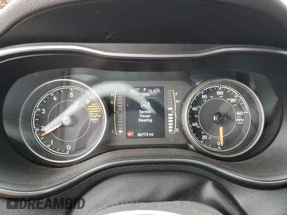 2019 Jeep Cherokee Latitude Plus with VIN 1C4PJMLB5KD330664, listed as a Copart auction lot 50945355 with 86,773 mi miles and Salvage Title. Bid and sale history available at carsss.com. Image 9.