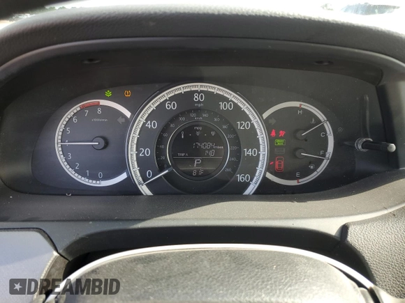 2014 Honda Accord LX z VIN 1HGCR2F35EA265466, wystawiony jako Copart lot #56581165 z przebiegiem 174 084 mil mil oraz Szkoda całkowita • Salvage title. Historia ofert i sprzedaży dostępna na DreamBid. Obrazek 9.