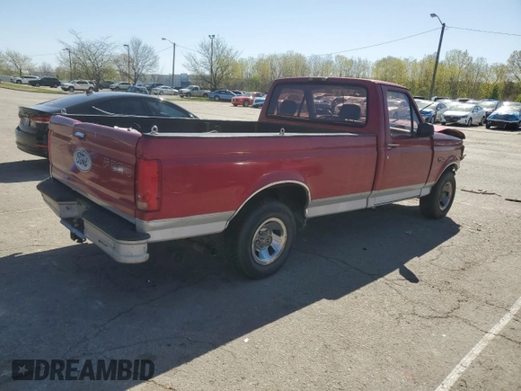 1995 Ford F-150 z VIN 1FTDF15Y3SLB00969, wystawiony jako Copart lot #53153305 z przebiegiem 147 119 mil mil oraz Szkoda całkowita • Salvage title. Historia ofert i sprzedaży dostępna na DreamBid. Obrazek 3.