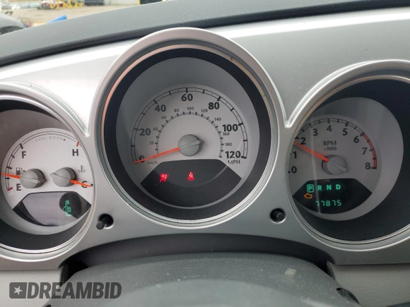 2008 Chrysler PT Cruiser with VIN 3A8FY48B28T155852, listed as a Copart auction lot 57453925 with 77,875 mi miles and Clean title. Bid and sale history available at DreamBid. Image 9.