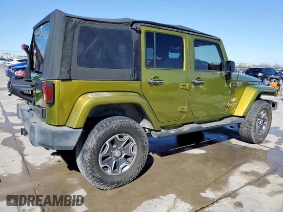 2007 Jeep Wrangler Unlimited Sahara z VIN 1J4GB591X7L165493, wystawiony jako Copart lot #47468205 z przebiegiem Nie podano mil oraz Czysty tytuł • Clean title. Historia ofert i sprzedaży dostępna na DreamBid. Obrazek 3.
