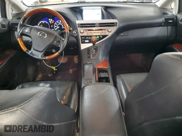 2011 Lexus RX with VIN JTJBC1BA5B2045421, listed as a Copart auction lot 53047595 with 166,384 mi miles and Salvage Title. Bid and sale history available at carsss.com. Image 8.