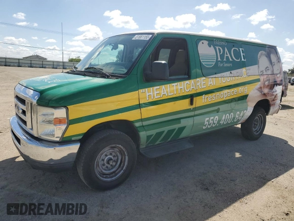 2012 Ford Econoline Passenger XL with VIN 1FBNE3BL9CDA16618, listed as a Copart auction lot 51861155 with 223,710 mi miles and Clean title. Bid and sale history available at DreamBid. Image 1.