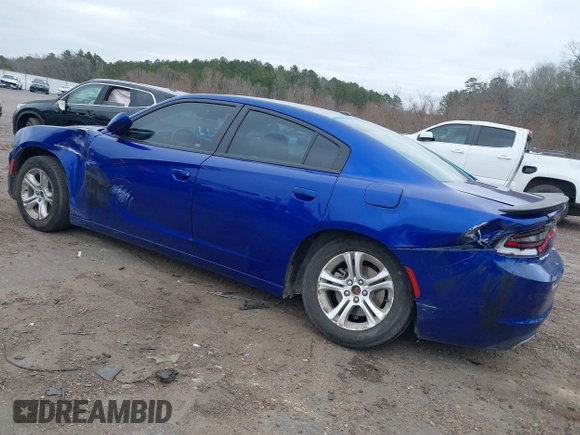2021 Dodge Charger SXT with VIN 2C3CDXBG3MH624417, listed as a IAAI auction lot 41259206 with 85,443 mi miles. Bid and sale history available at carsss.com. Image 3.