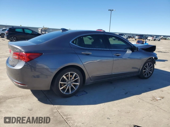 2018 Acura TLX w/Technology Pkg with VIN 19UUB1F57JA005679, listed as a Copart auction lot 87848785 with 0 mi miles and Salvage Title. Bid and sale history available at carsss.com. Image 3.