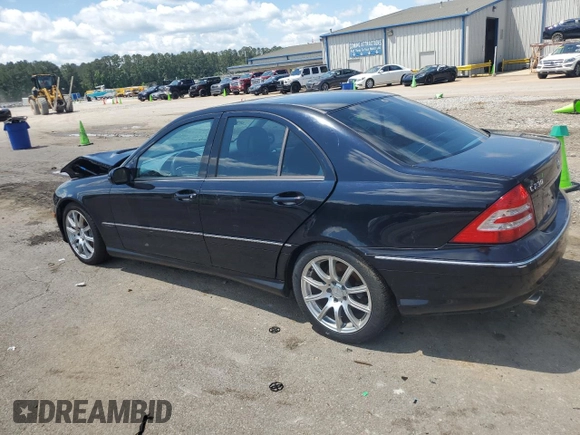 2006 Mercedes-Benz C 230 Sport with VIN WDBRF52HX6A900802, listed as a Copart auction lot 56059425 with 180,660 mi miles and Salvage title. Bid and sale history available at DreamBid. Image 2.