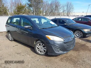 2013 Mazda 5 Sport with VIN JM1CW2BL6D0160727, listed as a IAAI auction lot 41612384 with 105,012 mi miles and . Bid and sale history available at carsss.com. Image 1.