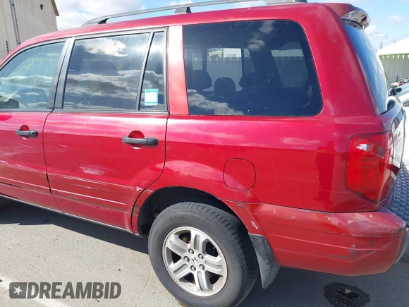 2005 Honda Pilot EX-L with VIN 2HKYF18545H544535, listed as a IAAI auction lot 42250692 with 232,994 mi miles and . Bid and sale history available at DreamBid. Image 19.