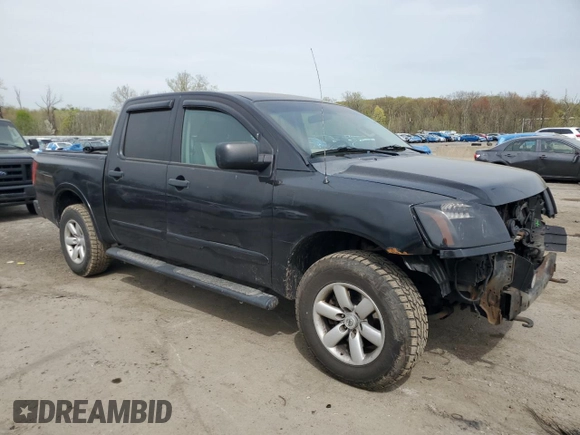 2012 Nissan Titan SV with VIN 1N6AA0EJ2CN311162, listed as a Copart auction lot 54403125 with 233,662 mi miles and Salvage title. Bid and sale history available at DreamBid. Image 4.