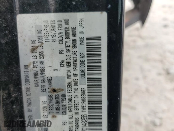 2007 Mazda 5 Sport with VIN JM1CR293870148256, listed as a Copart auction lot 73691874 with 291,932 mi miles and Salvage Title. Bid and sale history available at DreamBid. Image 13.