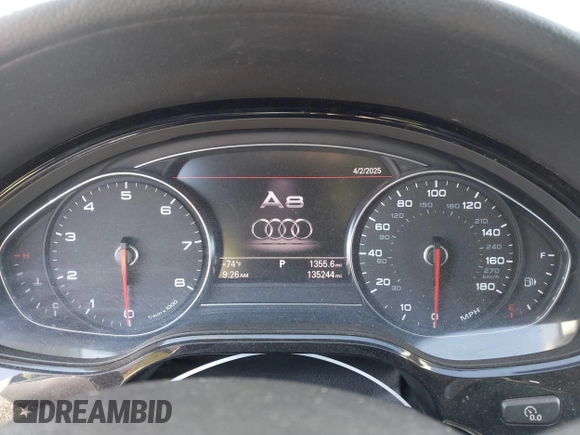 2011 Audi A8 with VIN WAURVAFD9BN014362, listed as a IAAI auction lot 41960366 with 135,244 mi miles and . Bid and sale history available at DreamBid. Image 7.