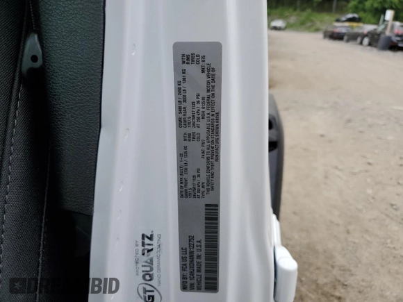 2022 Jeep Wrangler Unlimited Willys with VIN 1C4HJXDN4NW122752, listed as a Copart auction lot 58644854 with Not Provided miles and Salvage Title. Bid and sale history available at DreamBid. Image 12.